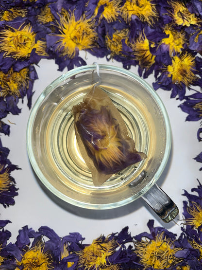 Decaffeinated Herbal Tea Bags - Blue Lotus | Chamomile Tea