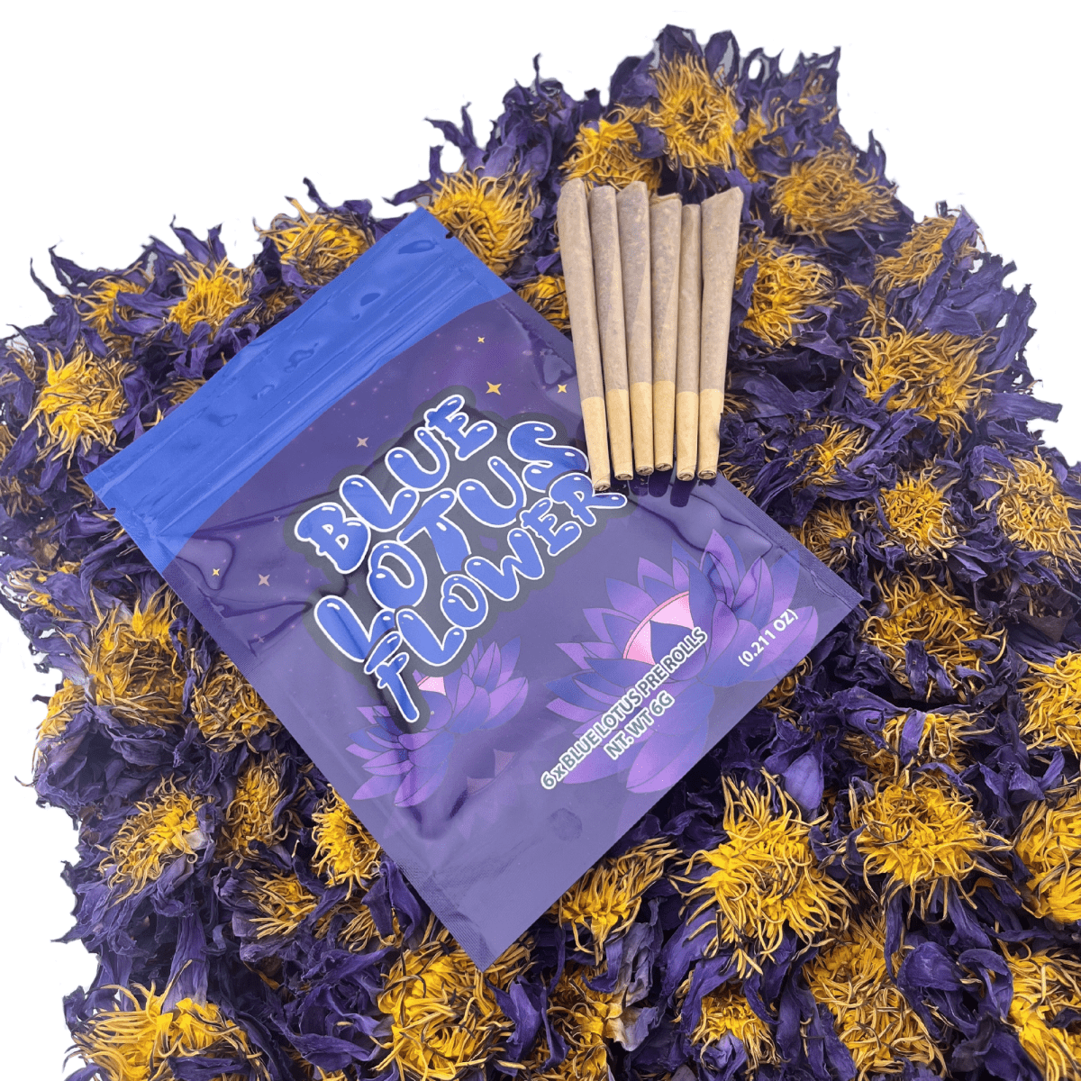 Blue Lotus Flower Joints (100% Blue Lotus Flower ONLY) - Blue Dream Tea UK